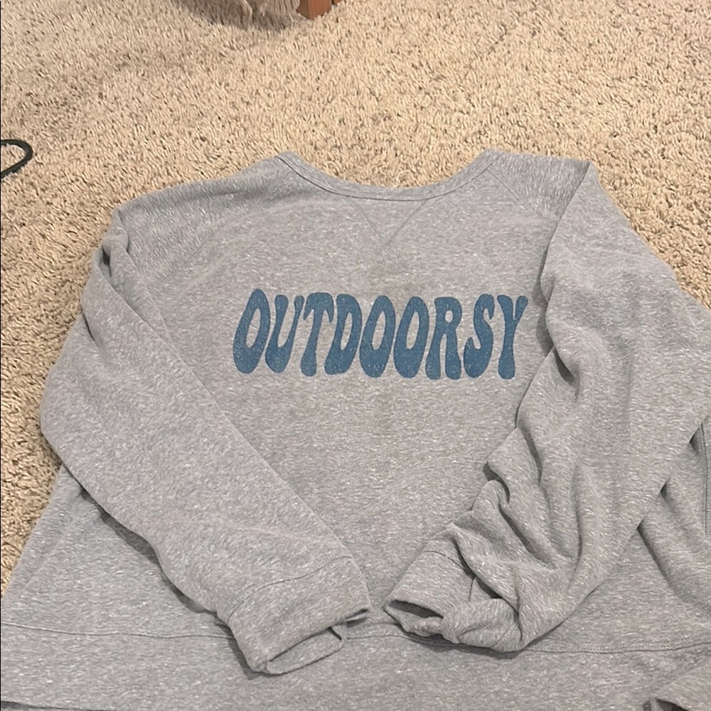 Sonoma Gray Outdoorsy Sweatshirt
